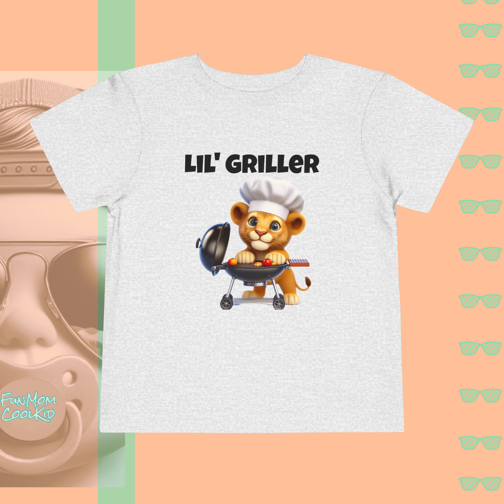 Lil Griller | Toddler Short Sleeve Tee - FunMomCoolKid