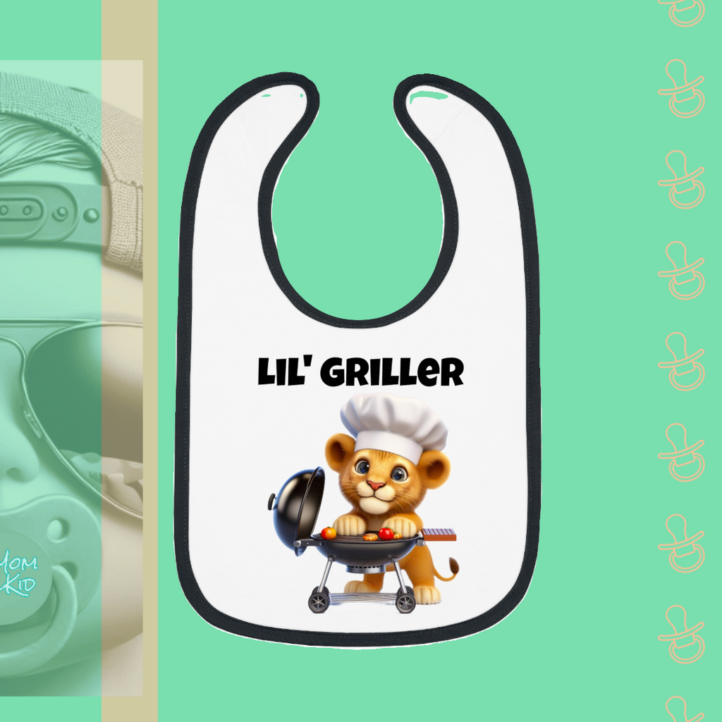 Lil' Griller | Baby Bib - FunMomCoolKid