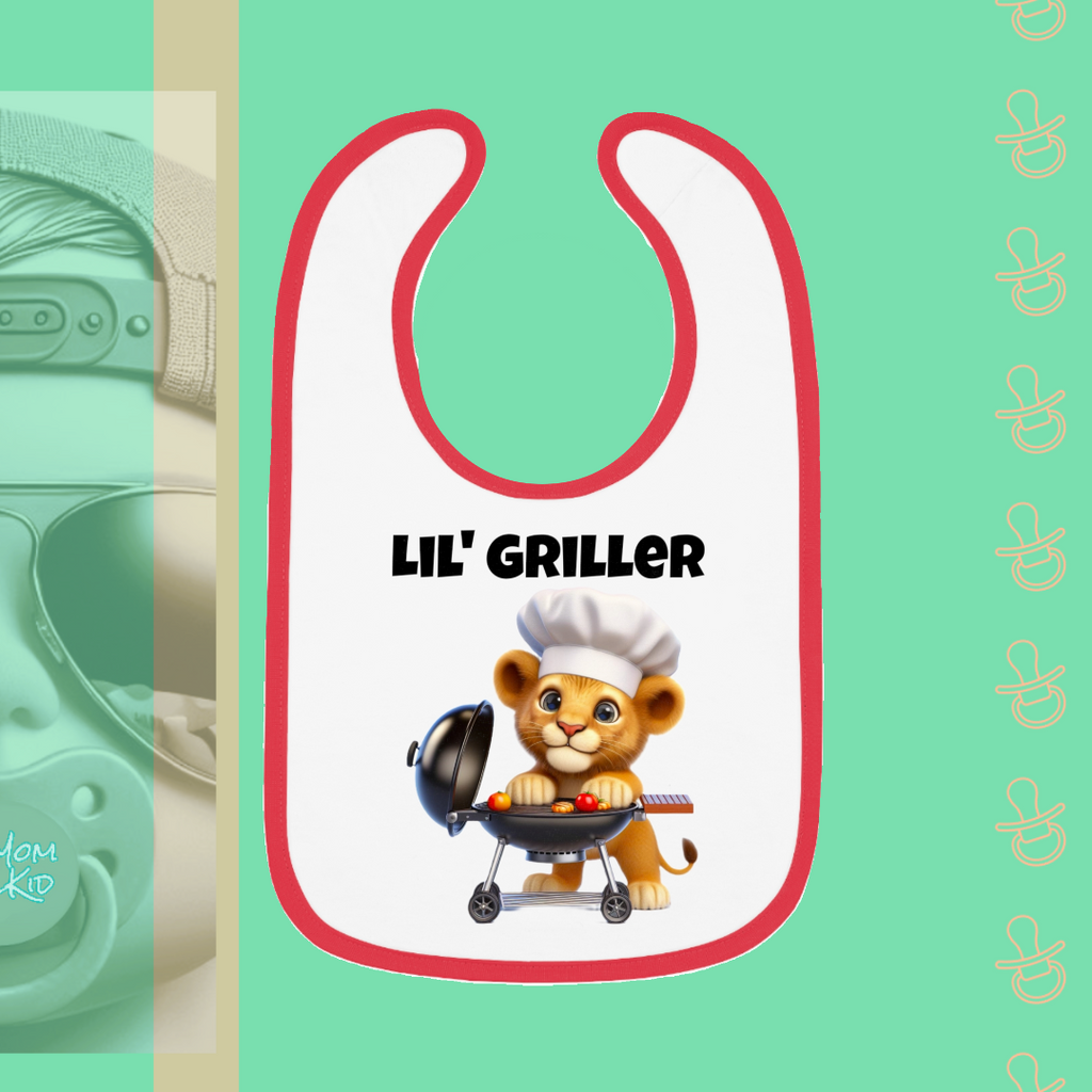 Lil' Griller | Baby Bib - FunMomCoolKid