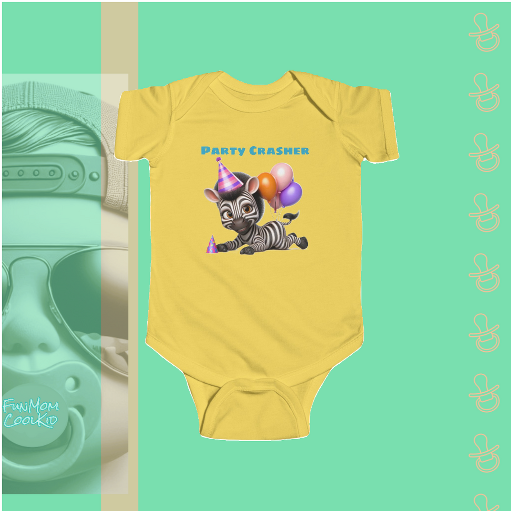 Party Crasher | Infant Bodysuit - FunMomCoolKid