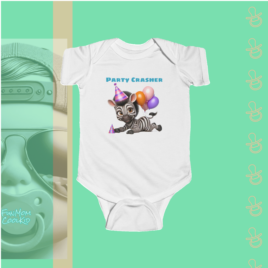 Party Crasher | Infant Bodysuit - FunMomCoolKid