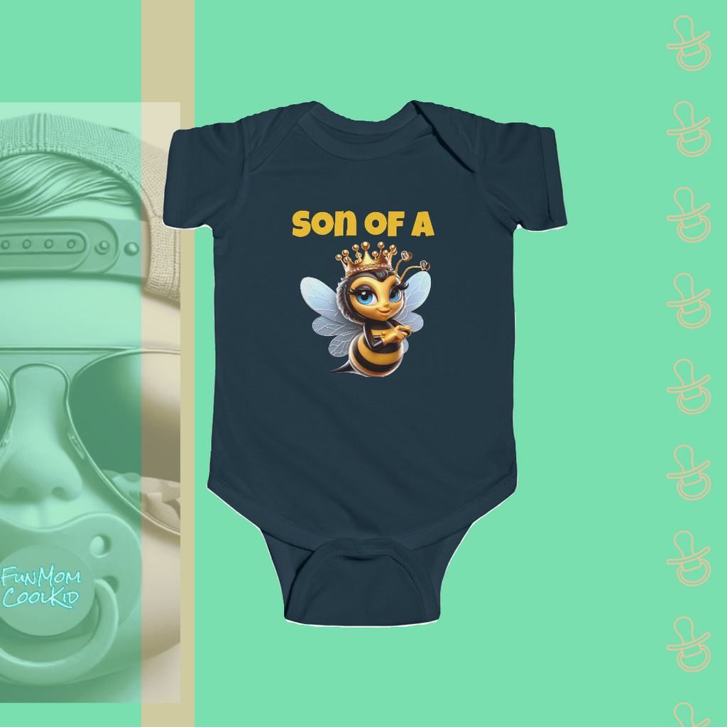 Son of a Bee | Infant Bodysuit - FunMomCoolKid