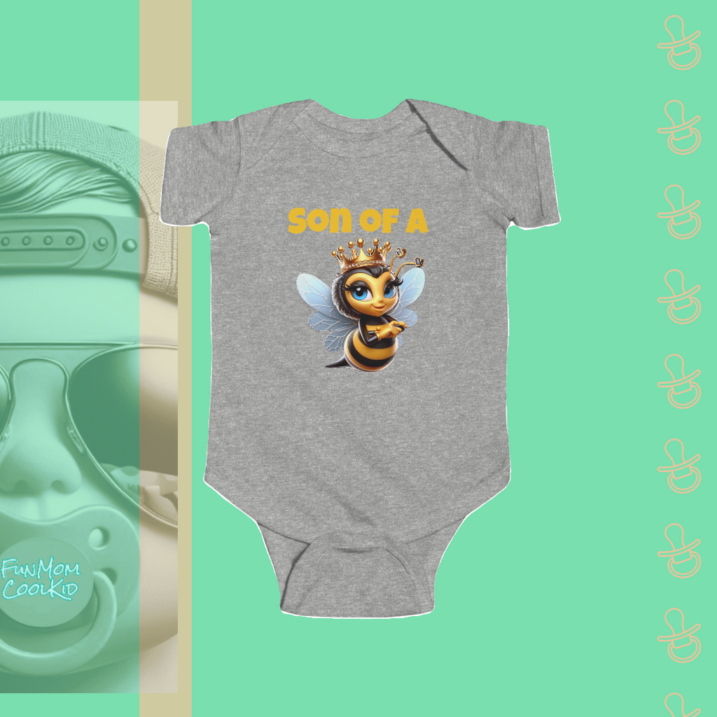 Son of a Bee | Infant Bodysuit - FunMomCoolKid