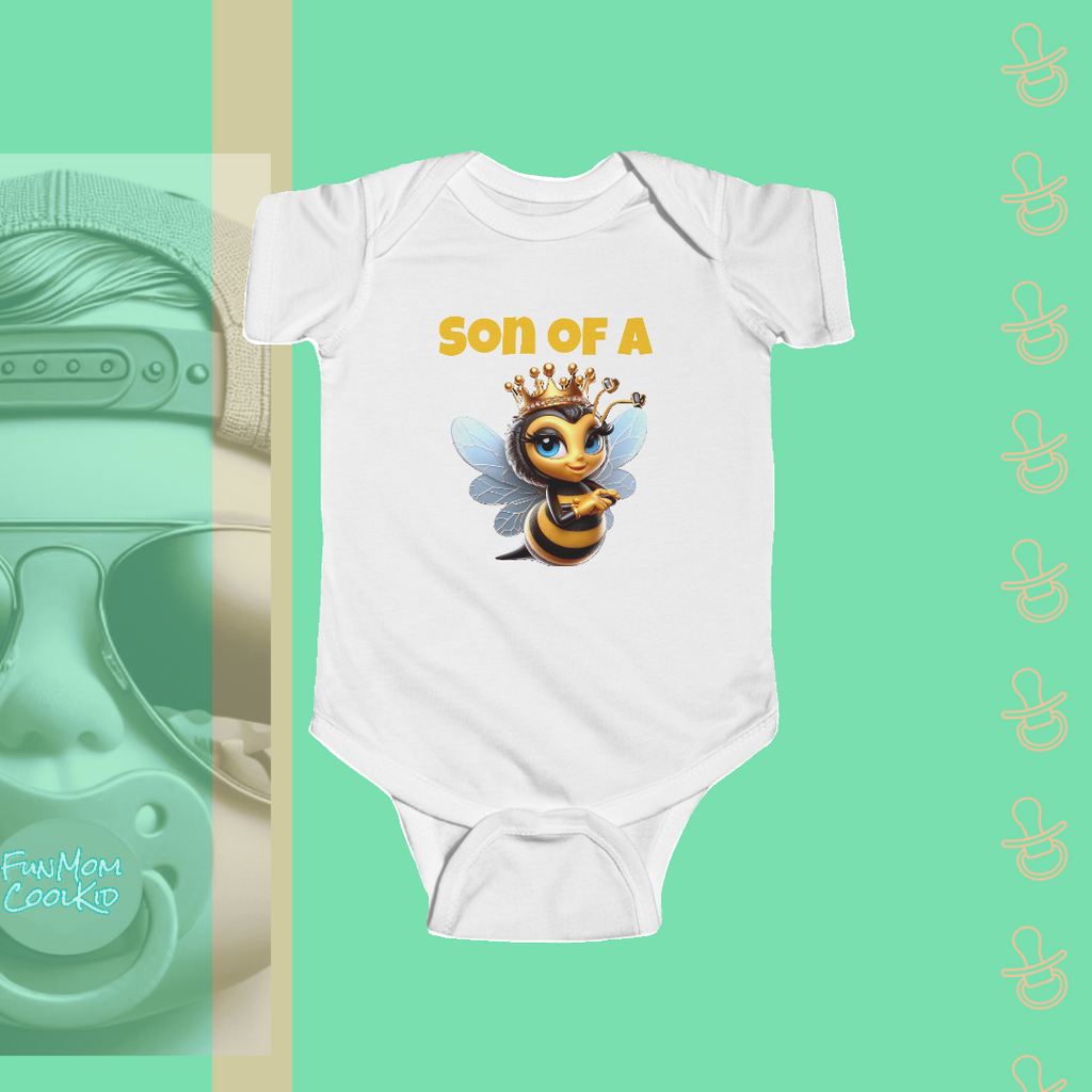 Son of a Bee | Infant Bodysuit - FunMomCoolKid