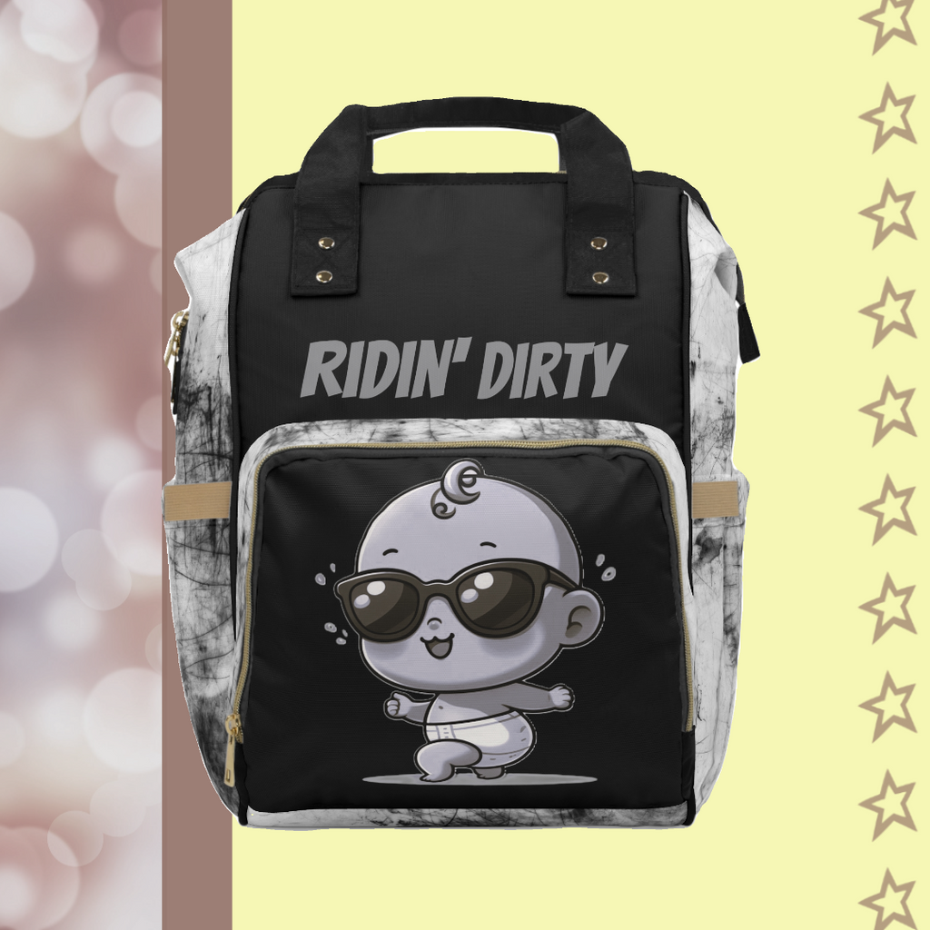 Ridin' Dirty | Diaper Backpack - FunMomCoolKid