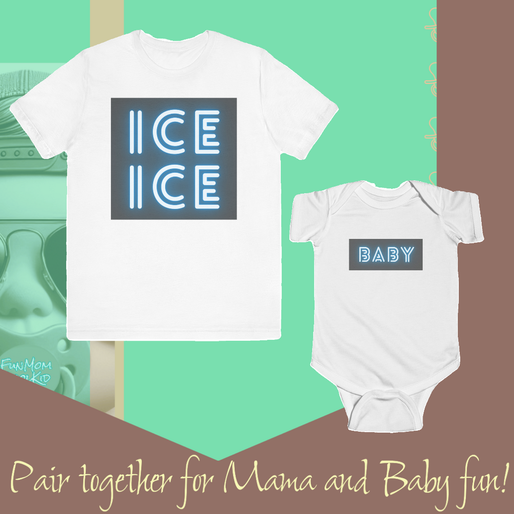 ICE ICE | Adult Unisex Jersey Short Sleeve Tee - FunMomCoolKid