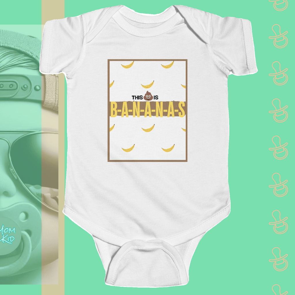 This Shhh is Bananas | Infant Bodysuit - FunMomCoolKid