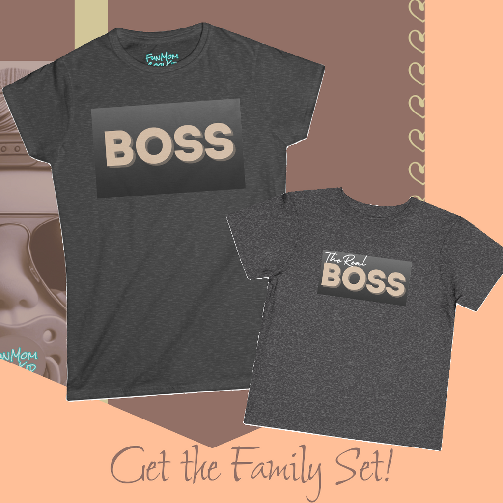 The Real Boss | Toddler Short Sleeve Tee - FunMomCoolKid