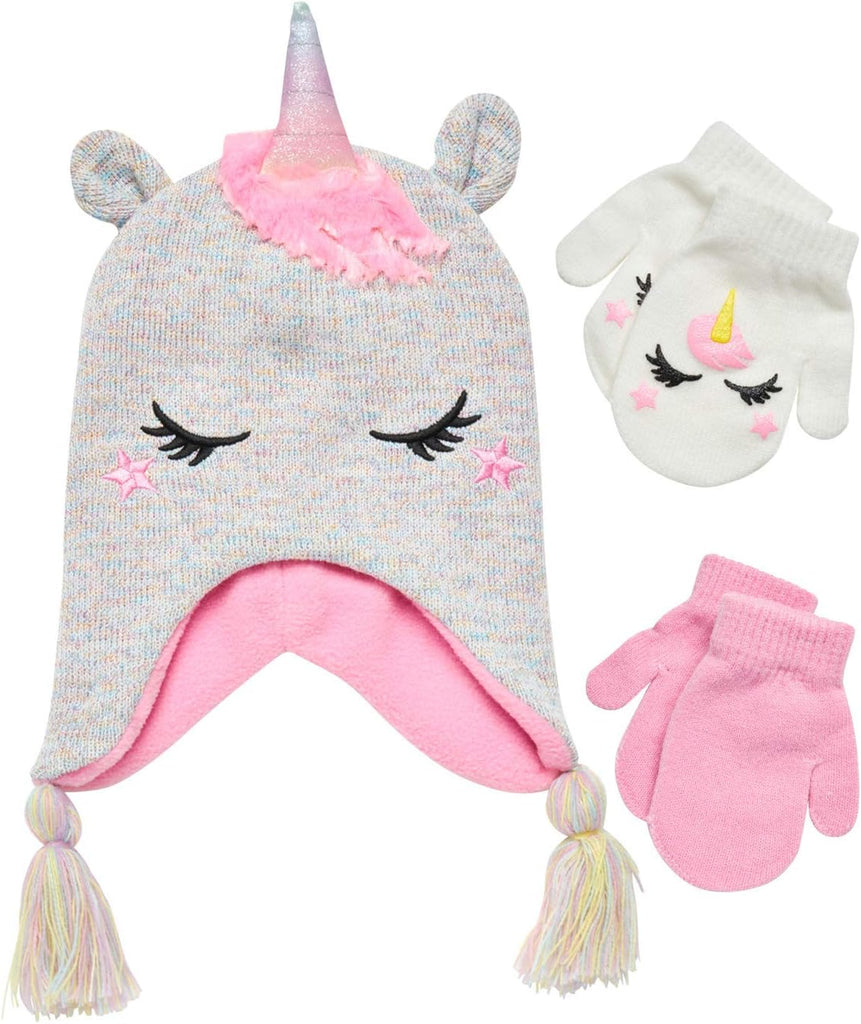 Adorable Critter Winter Hat & Mittens - FunMomCoolKid