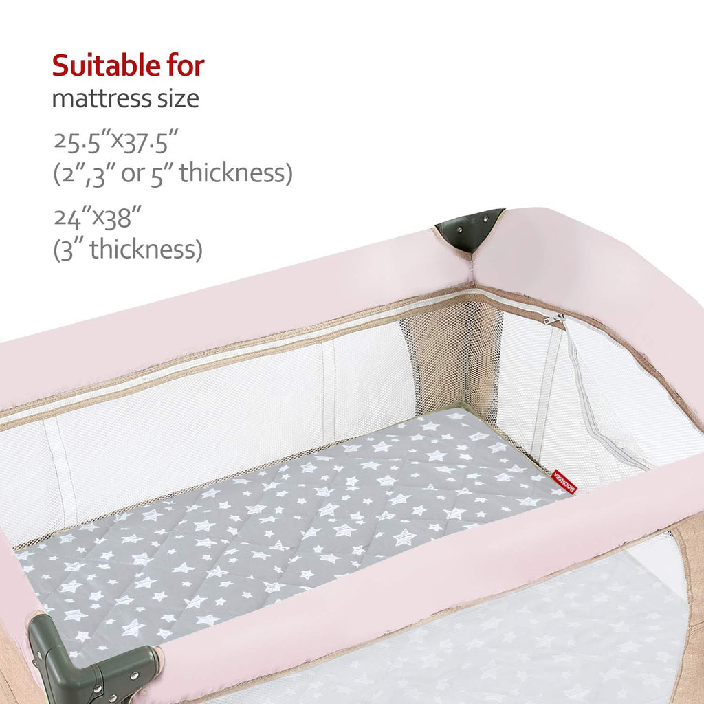 Soft Quilted Baby Playpen Sheet - FunMomCoolKid