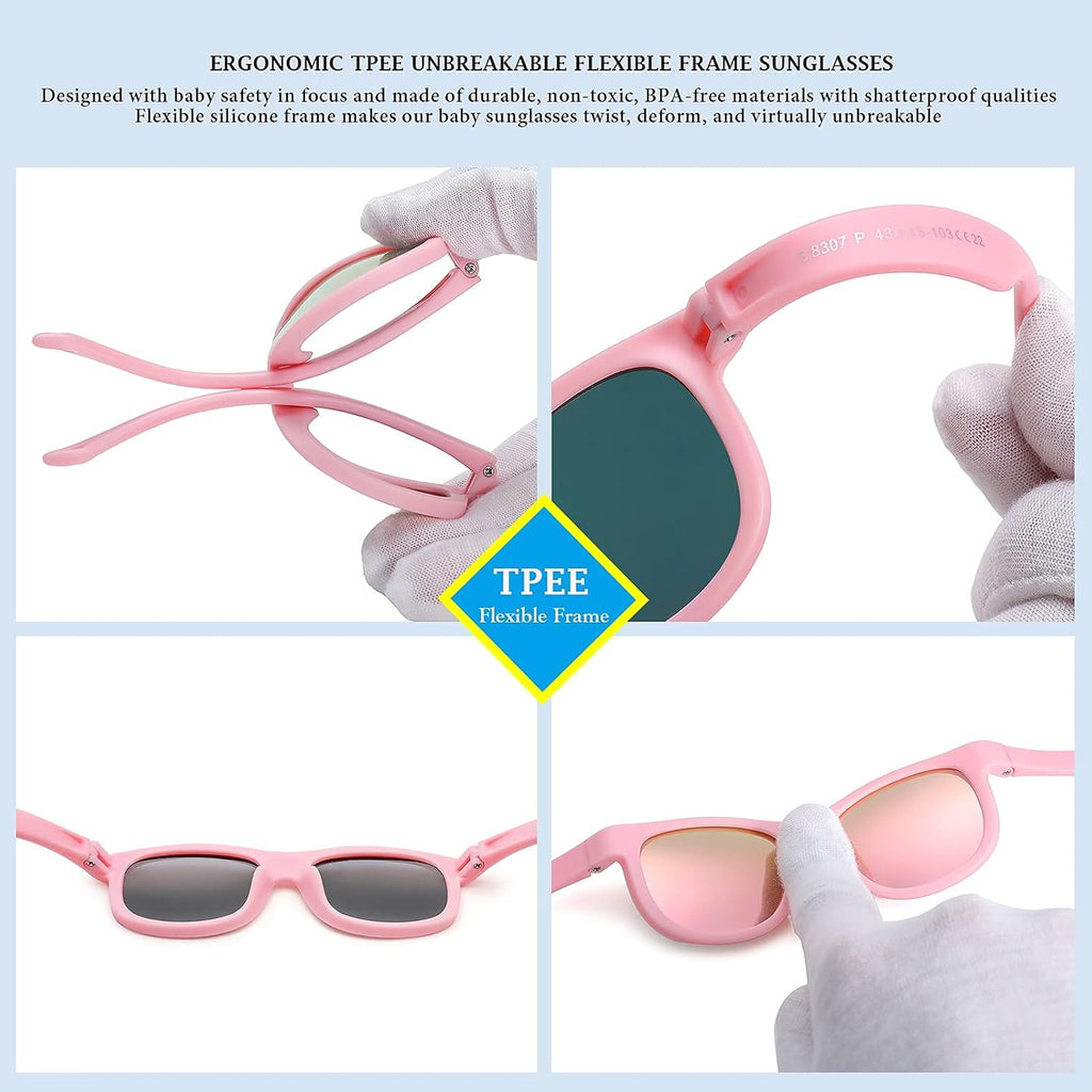 NULOOQ Baby Polarized Sunglasses - FunMomCoolKid