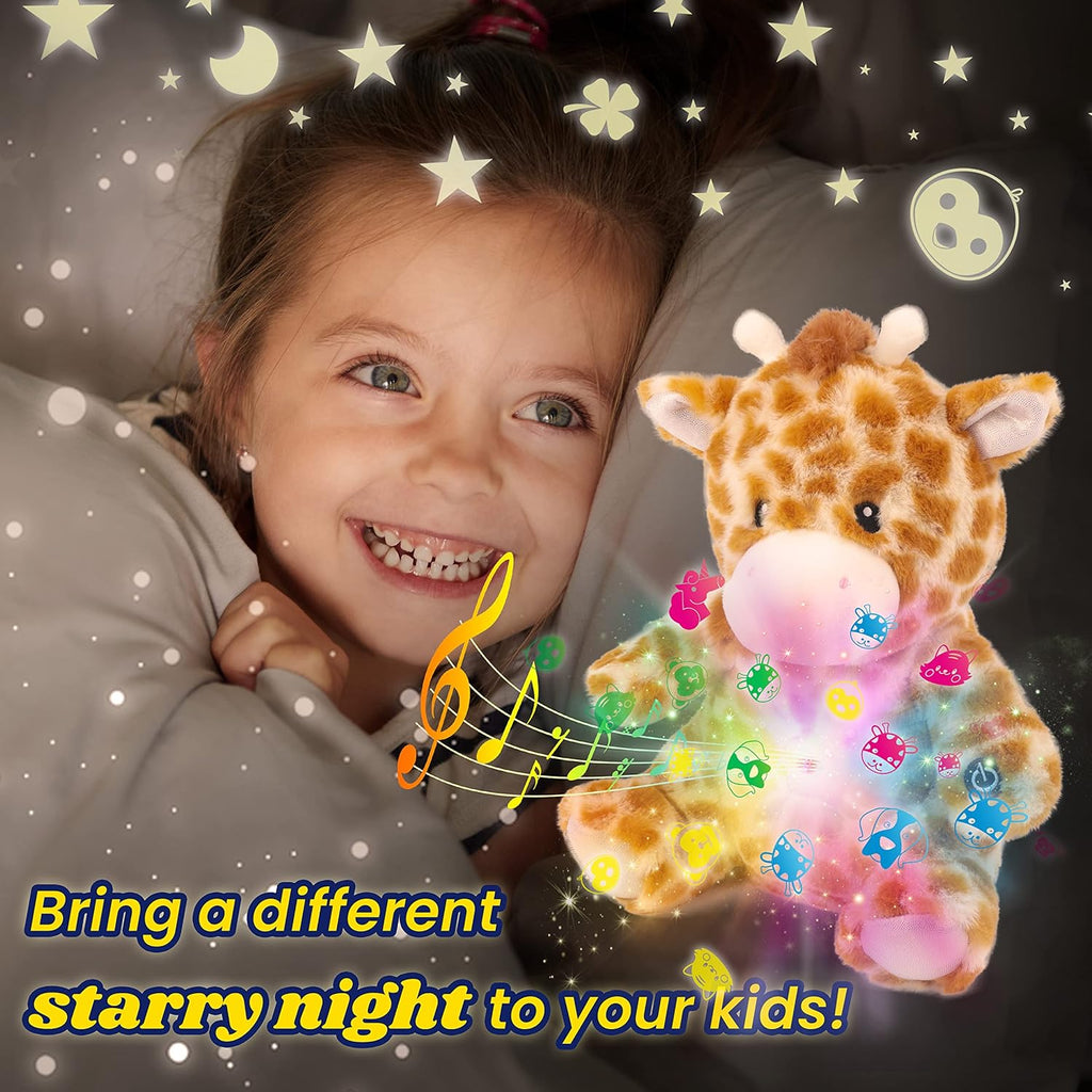 Giraffe Star Projector Plush - FunMomCoolKid