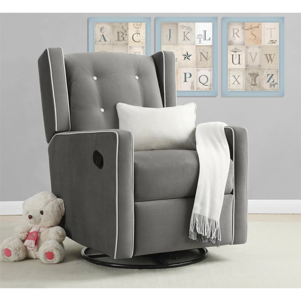 Mikayla Nursery Recliner - FunMomCoolKid