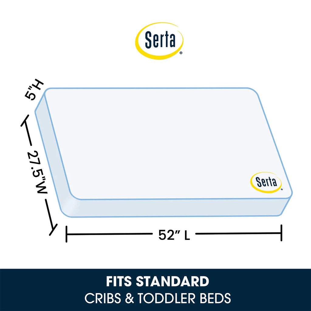 SleepTrue Sparkling Sky Crib Mattress - FunMomCoolKid