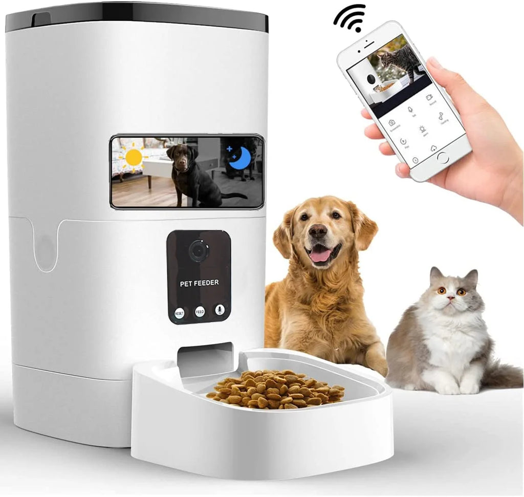 Smart Pet Feeder with Camera - FunMomCoolKid