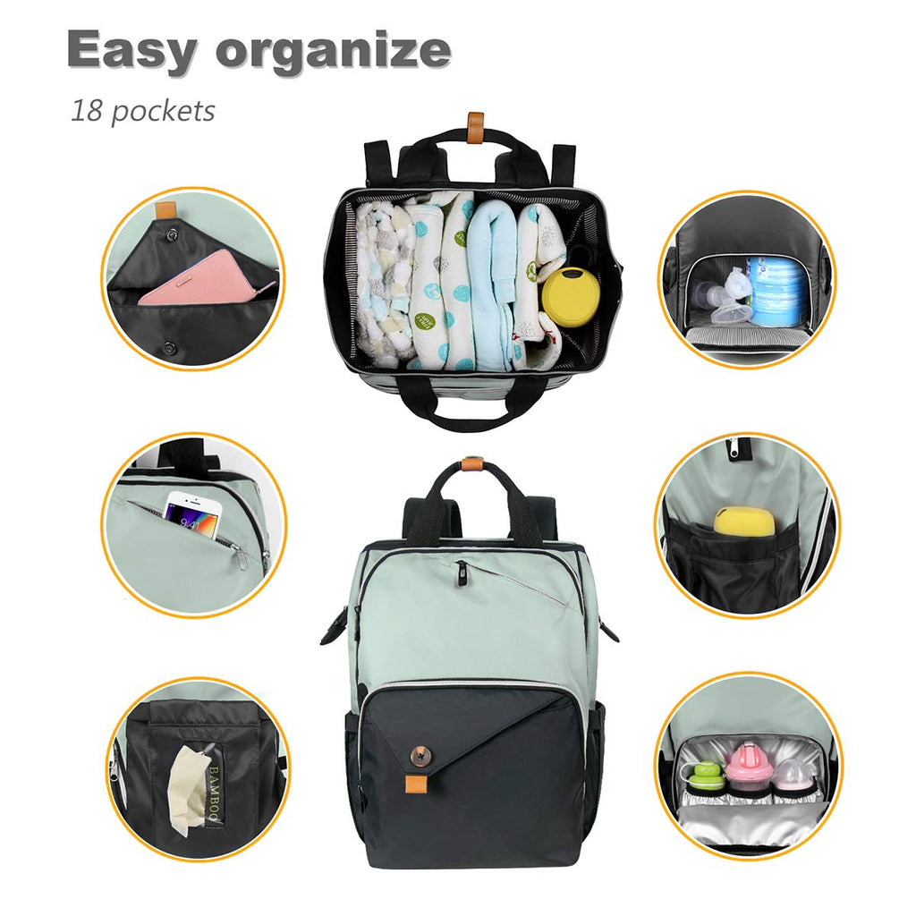 Ultimate Diaper Bag Backpack - FunMomCoolKid