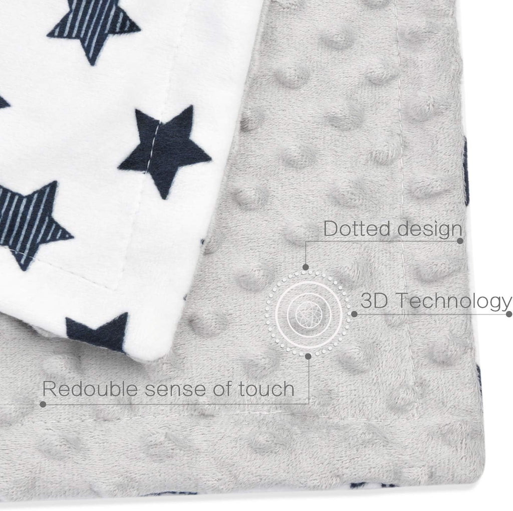 CozyStar Minky Baby Blanket - FunMomCoolKid