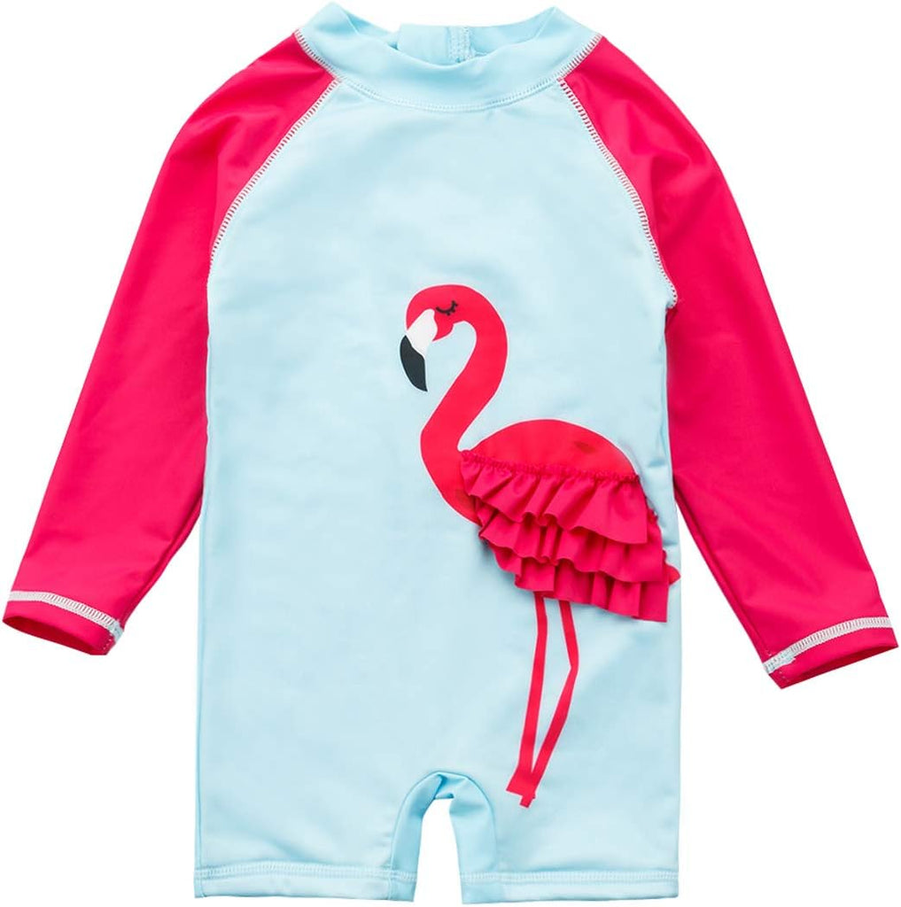 Flamingo Baby Rash Guard Swimwear - FunMomCoolKid