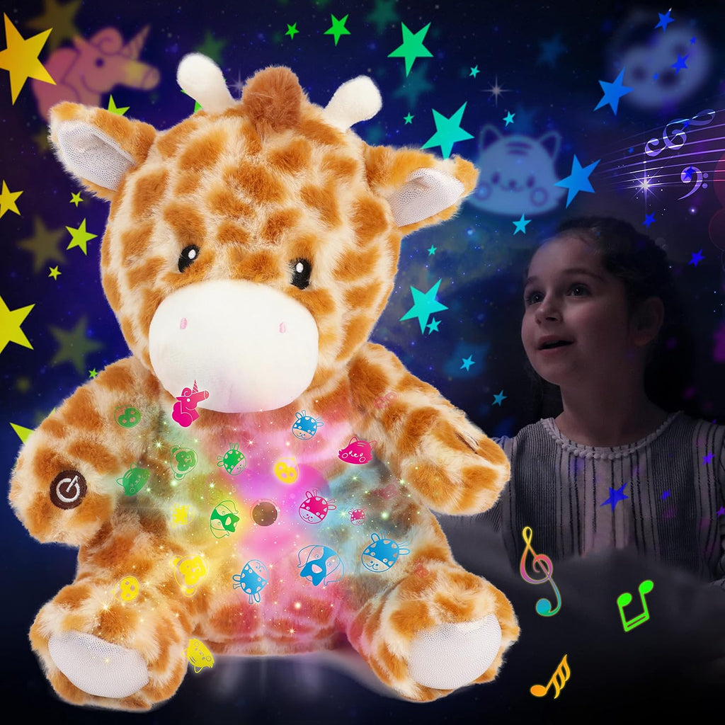 Giraffe Star Projector Plush - FunMomCoolKid