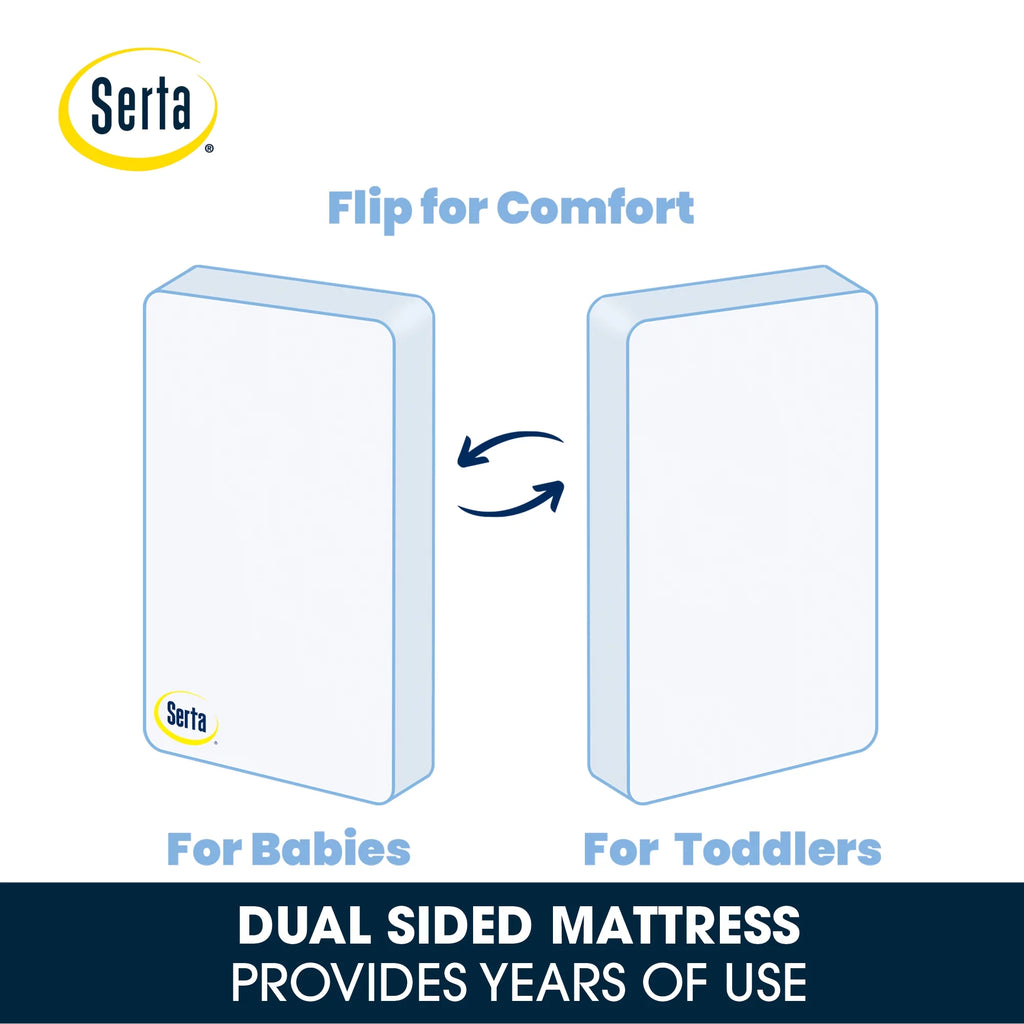 SleepTrue Sparkling Sky Crib Mattress - FunMomCoolKid