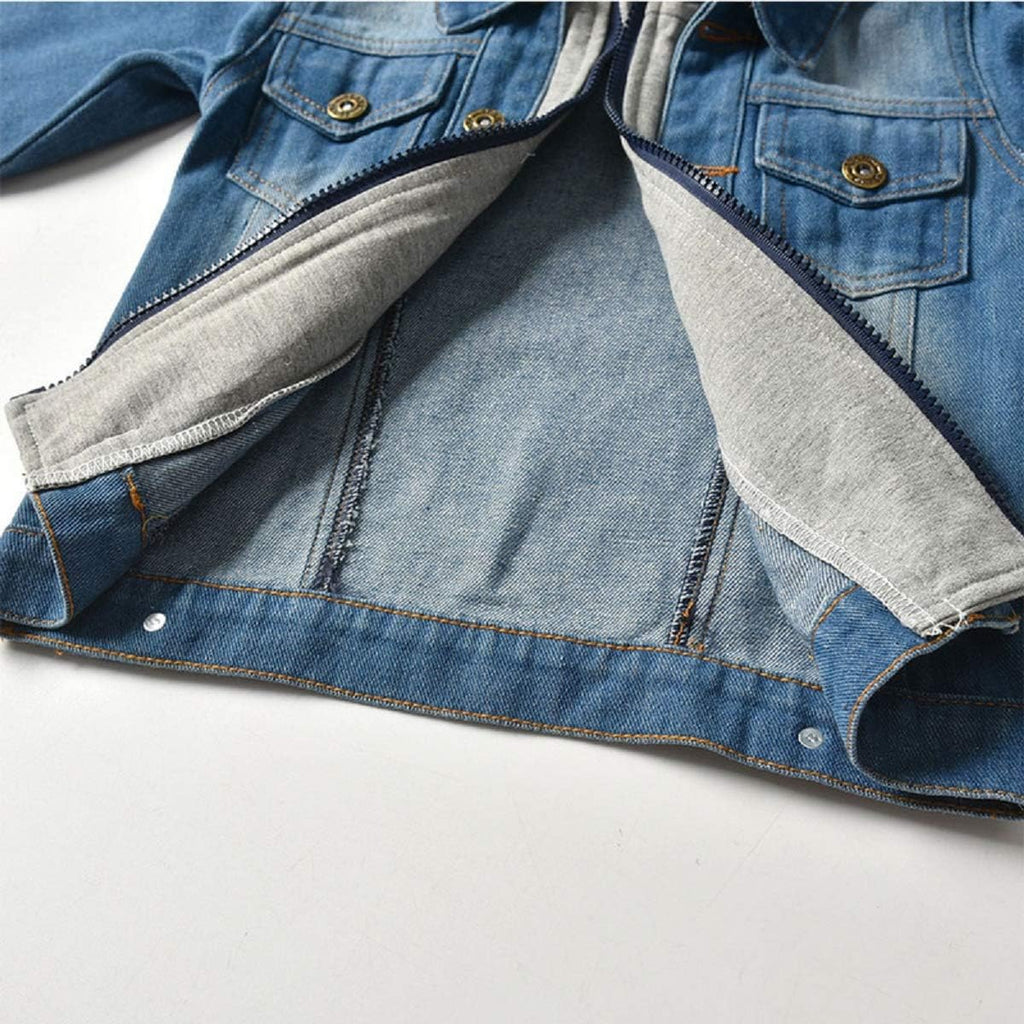 Denim Hooded Toddler Jacket - FunMomCoolKid