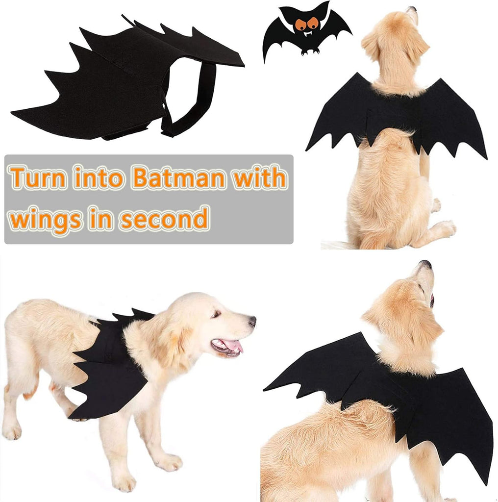 Bat Wings Pet Costume - FunMomCoolKid